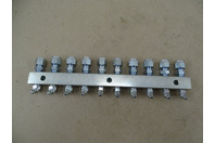 McMaster-Carr 10 Inlet/Outlet Grease Fitting Junction Block 1/4", 1693K6