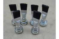 (6) Bijur Delimon Flat Bulkhead Nylon Brush 5/16" Female Threads, 
