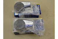 (2) Brady Black on White Adhesive Vinyl Label , M21-500-595-WT