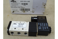 Nitra Single Solenoid 5-Port 2-Position  1/8", 24VDC, AVS-5211-24D