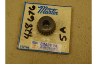 Martin 14.5° External Tooth Spur Gear 3/8" Bore, S2424
