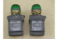 (2) Sprecher+Schuh Lamp Holder Transformer Element - Green 110/120V, D5-3T5