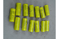 (13) CDE .47MFD 600VDC CDET Axial Capacitors , WMF6P47K