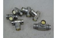 (6) Unbranded T-Type Twin AX Triple Female Connectors , 