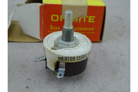 Ohmite 25 Watt Model H Rheostat 1500 Ohms, Stock No. 0159