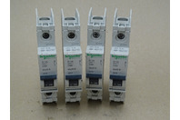 (4) Schneider 1A Multi 9 Mini Circuit Breaker D1A C60 , 1-Pole, 60118