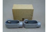 (2) Appleton 1-1/2" Form 7 Conduit Body Type LL , LL57