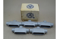 (5) Appleton 3/4" Form 7 Conduit Body Type TB , TB27