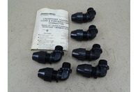 (6) T&B 1/2" Liquidtight  Strain Relief Connector 90°  .25-.40", 2681