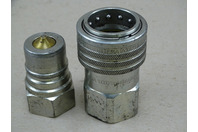 TEMA Hydraulic Quick Connect Coupling Set 1" NPT , IA10011, IA10021