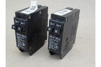 (2) Cutler Hammer 15 Amp Twin Tandem Circuit Breakers 120V, BR1515 DNPL1515