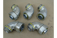 (5) Crouse-Hinds 90° Male Liquidtight Connector 1" , LT10090