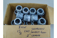 (23) Halex 1-1/2" EMT Compression Conduit Connector , Model 02115