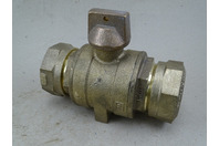 Mueller 2" Ball Curb Stop Valve Brass , NL-A