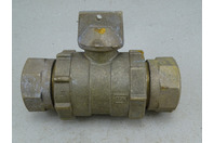 Mueller 1-1/2" Ball Curb Stop Valve Brass , NL
