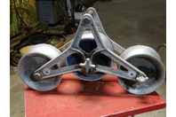 Condux Triple Sheave Cable Guide Pulley Aluminum, 