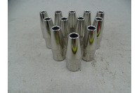 (12) Lincoln Gas Nozzle ( Thread On)  .375''/9.5MM, KP2742-1-38F