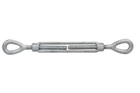 Qty 10 , 1/2" x 12" Eye & Eye Hot Dipped Galvanized Turnbuckle