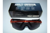 Case 10 PCS. Harley-Davidson Gray Lens Saftey Glasses HD201