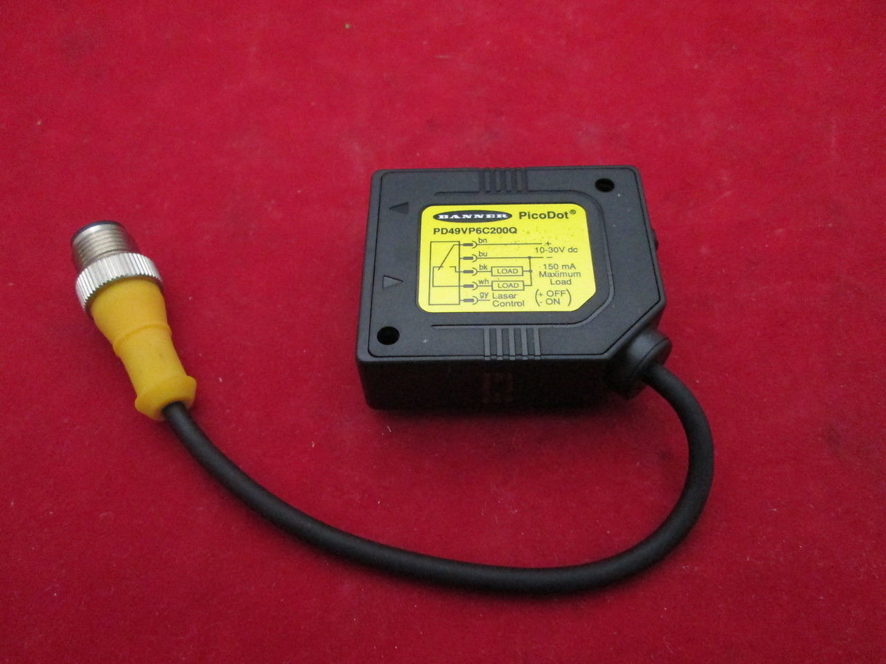 Banner Pd49vp6c200q 66997 Convergent Laser Sensor Process