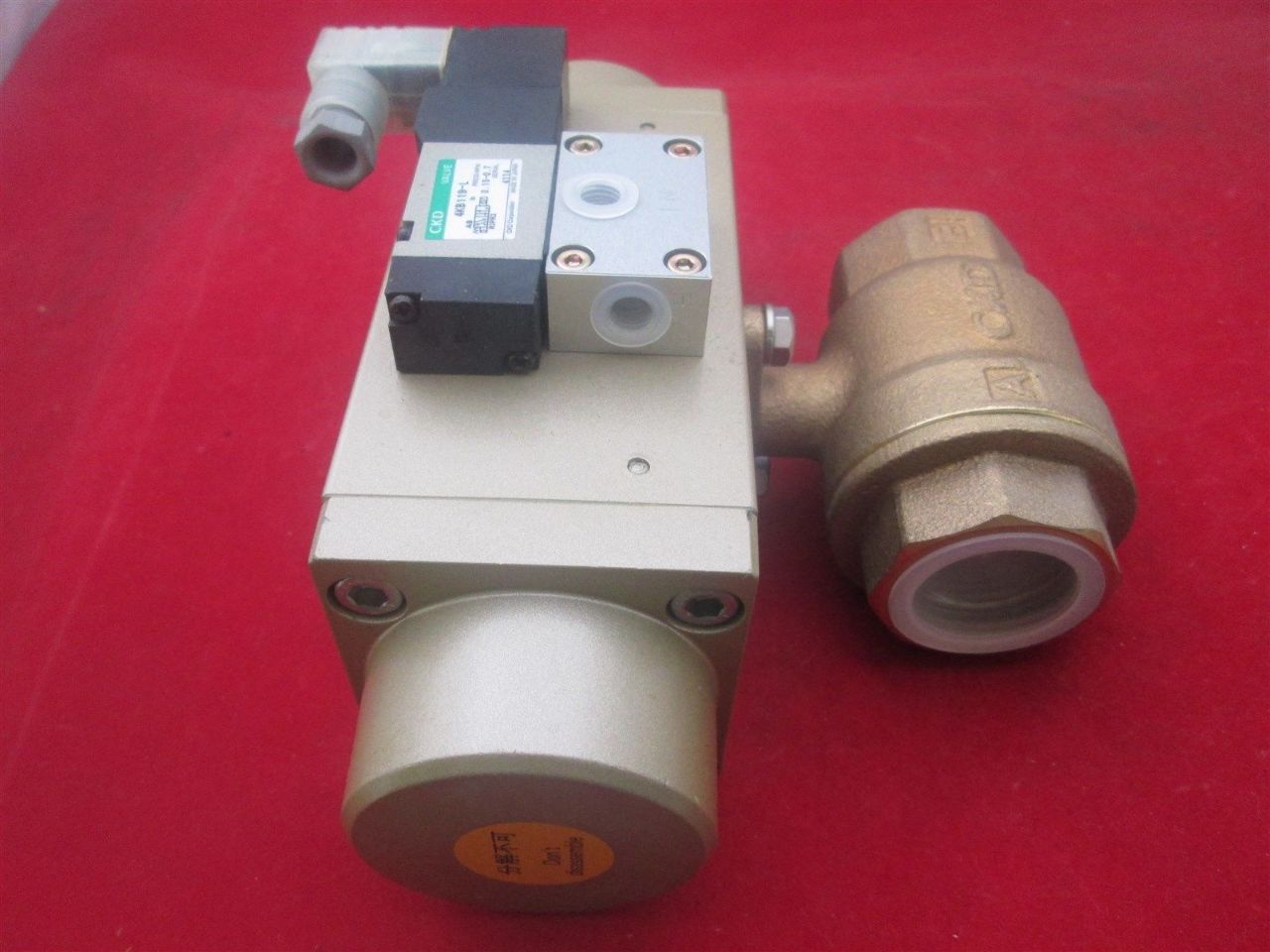 CKD CHBFX2250LS Air Operated Ball Valve Process Industrial Surplus