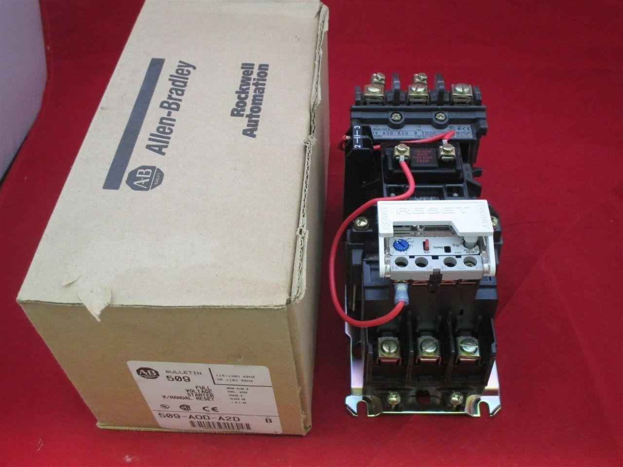 Allen-Bradley 509-AOD-A2D Contactor new | Process Industrial Surplus Corp.