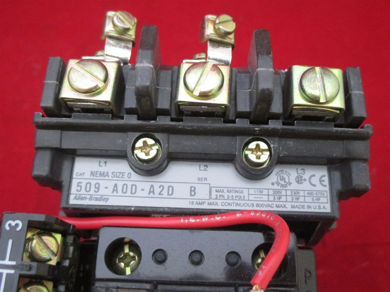 AllenBradley 509AODA2D Contactor new Process