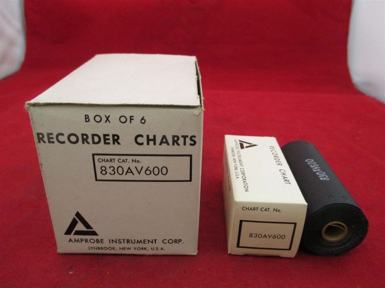 Amprobe 830AV600 Chart Recorder Paper Roll qty 6 new Process