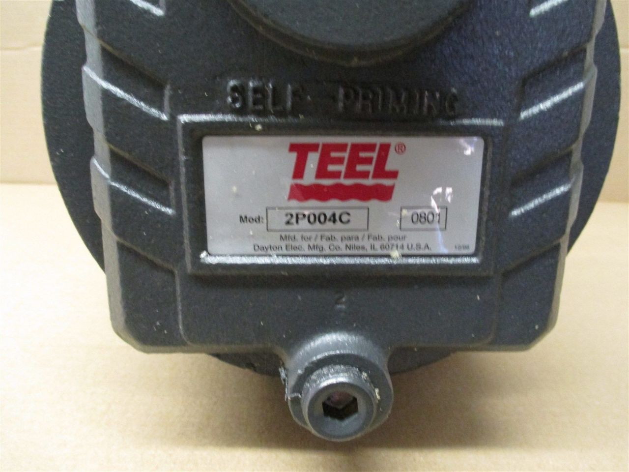 TEEL Pump 2P004C Dayton Jet Pump Motor 9K650B New Process Industrial