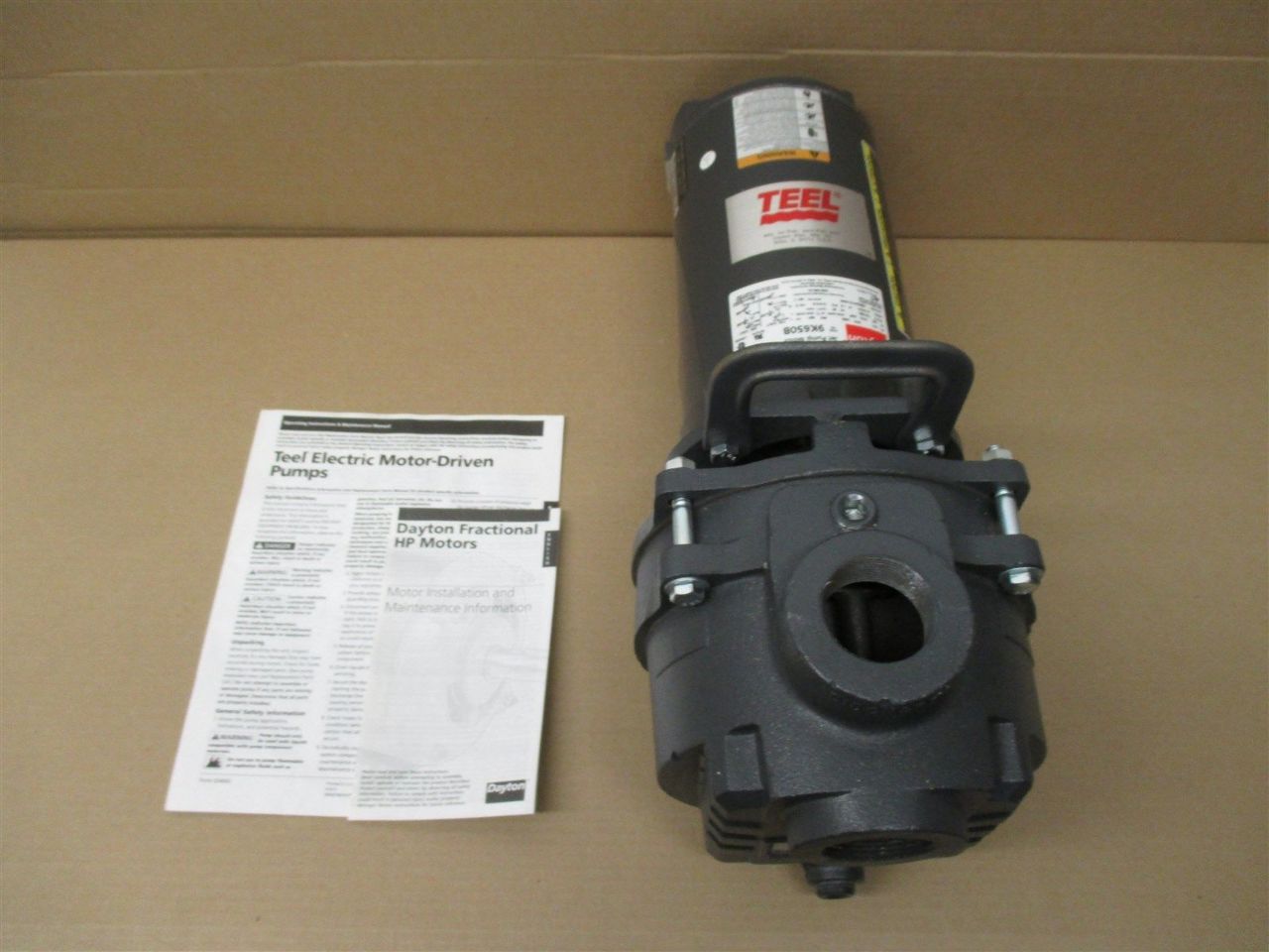 TEEL Pump 2P004C Dayton Jet Pump Motor 9K650B New Process Industrial