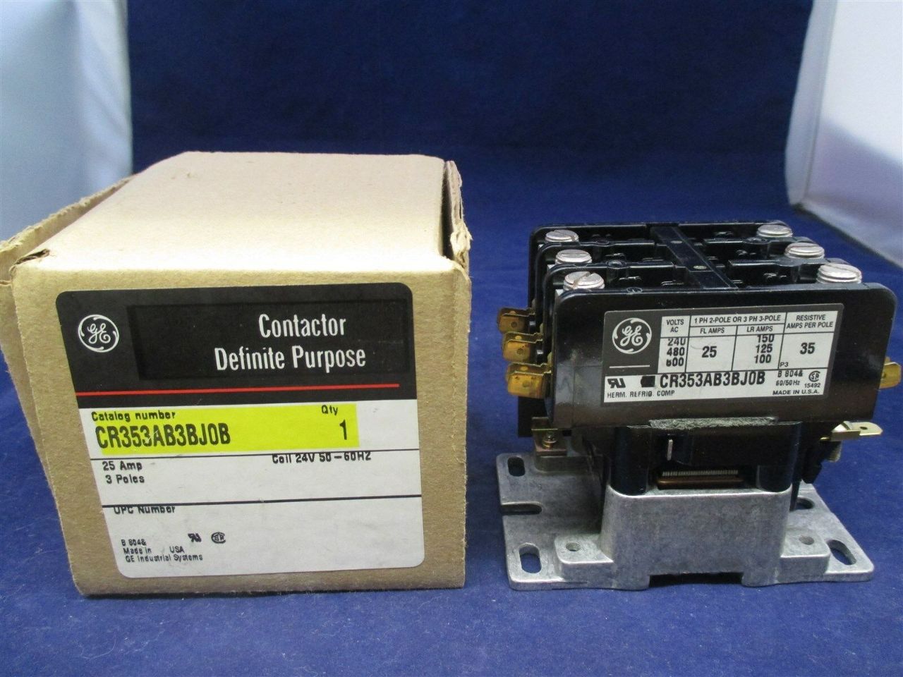 General Electric Contactor CR353AB3BJ0B new Process Industrial