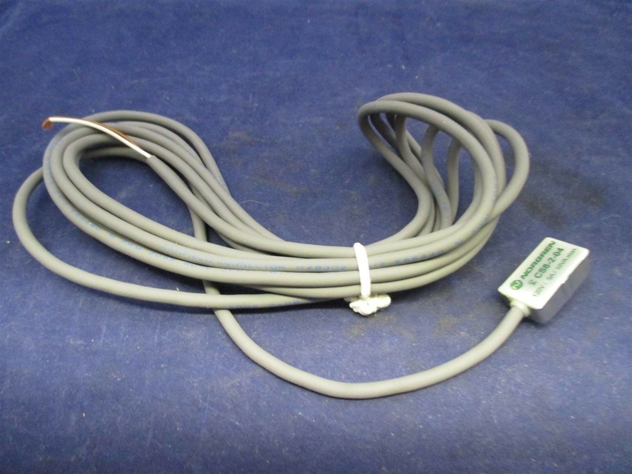 NORGREN CS8-2-04 Magnetic Reed Switch – 120VAC, For 3/4" To 2-1/2" Bore Rodless Cylinders, 9ft Lead