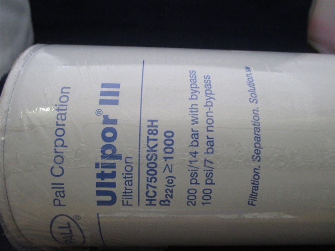 Pall Corporation Filtration Ultipor HC7500SKT8H new Process
