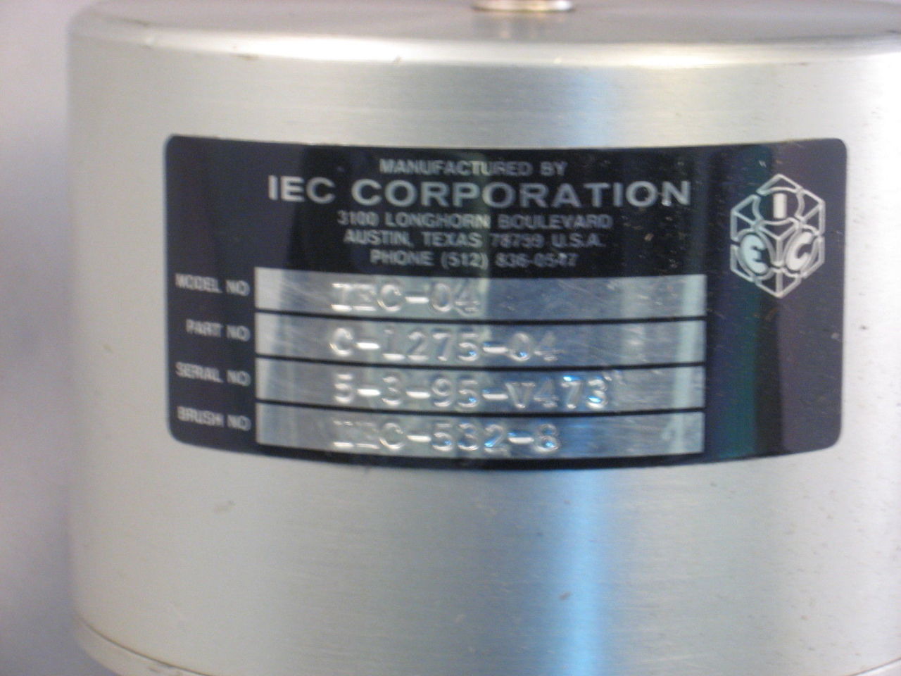 IEC Corporation Encoder IEC-04 | Process Industrial Surplus