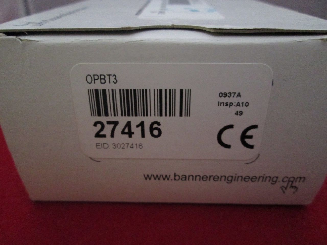 Banner Opbt3 27416 Sensor New Process Industrial Surplus Corp