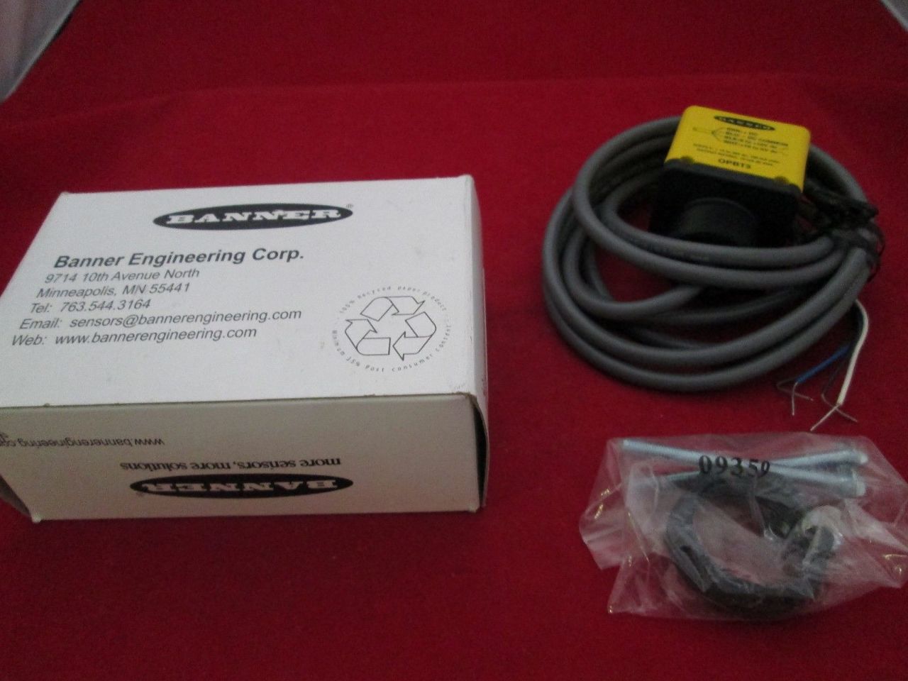 Banner Opbt3 27416 Sensor New Process Industrial Surplus Corp