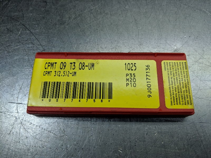 2-PM 4225 Carbide Inserts CPMT 09 T3 08-PM 4225 2.5 10 pcs Sandvik CPMT 3