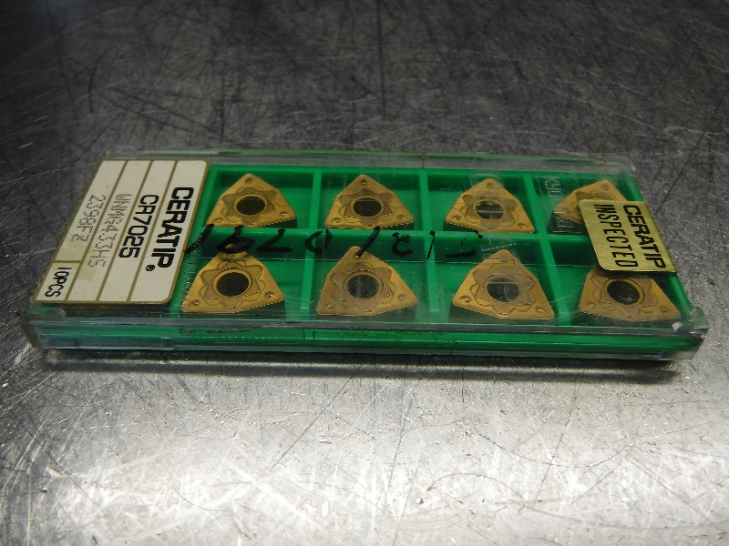 Kyocera Ceratip Carbide Inserts QTY10 WNMG433HS CR7025 (LOC1003C