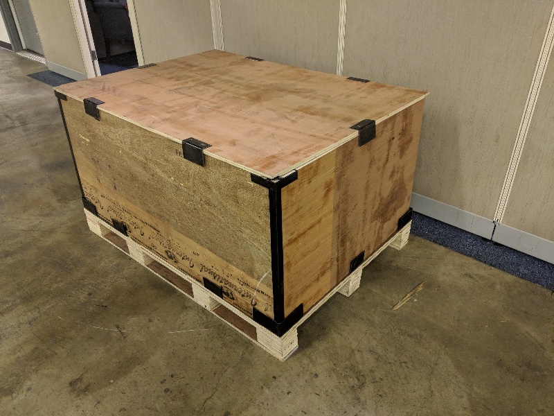 Collapsible, Stackable, Wood Crates 2000lb Weight Capacity S18249