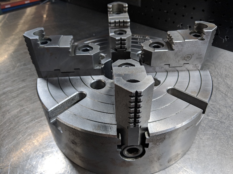 Bison 10" 4 Jaw Lathe Chuck 433310 (LOC2431) Superior Machine & Tool