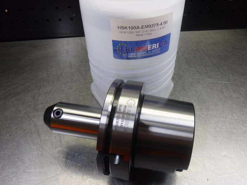 ERI America HSK 100A 7//16/" Endmill 4/" Pro HSK100A-EM0437-4.00 LOC1751