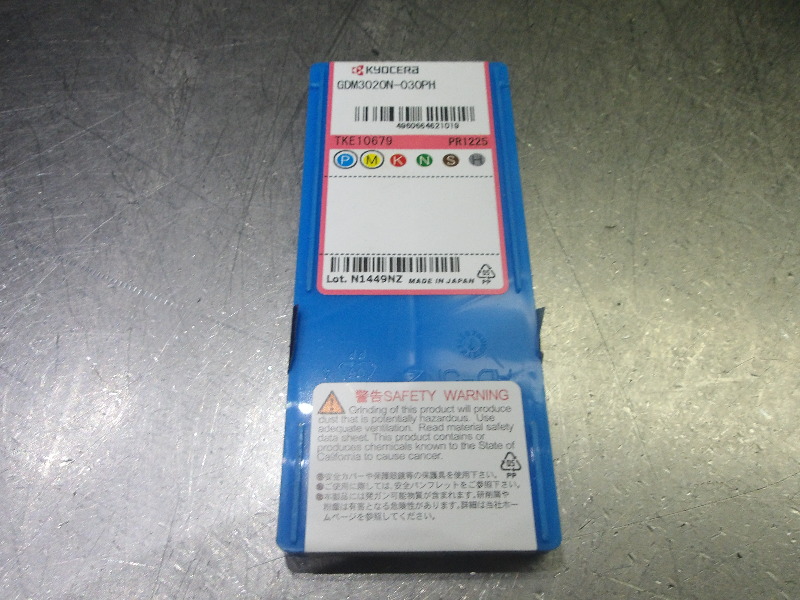 Kyocera Ceratip Carbide Grooving Inserts QTY10 GDM3020N-030PH