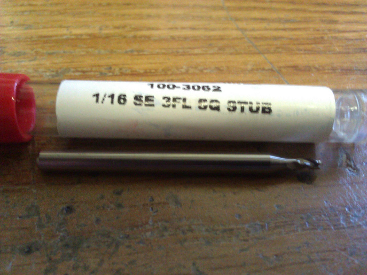 1/16" (.0625") TERMINALI FLAUTO IN CARBURO, DOWNCUT PER PLASTICA - Foto 5