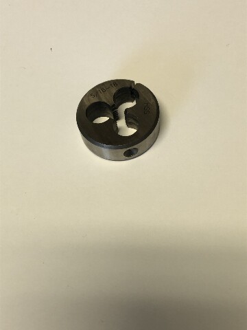5/16"-18 X 1-1/2"" High Speed Steel Round Adjustable Die