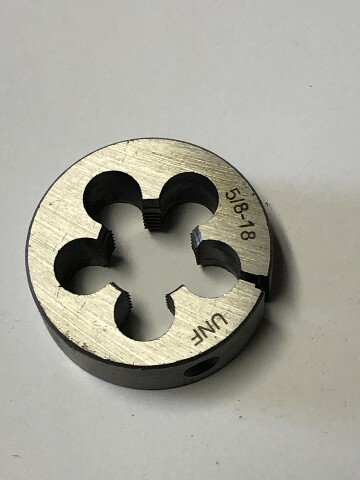 5/8"-18 X 1-1/2" High Speed Steel Adjustable Die