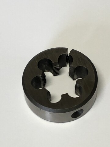 M18 x 1.50 X 1-1/2" High Speed Steel Round Adjustable Die