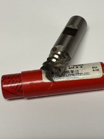 .750" 3/4" 3 FLUTE STUB LENGTH COBALT ROUGHING END MILL FOR ALUMINUM