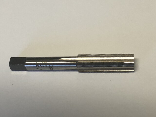 15/32"-36 GH3 HIGH SPEED STEEL 4 FLUTE TAPER TAP