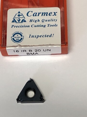 16IRB 20UN BMA LAYDOWN THREADING INSERT