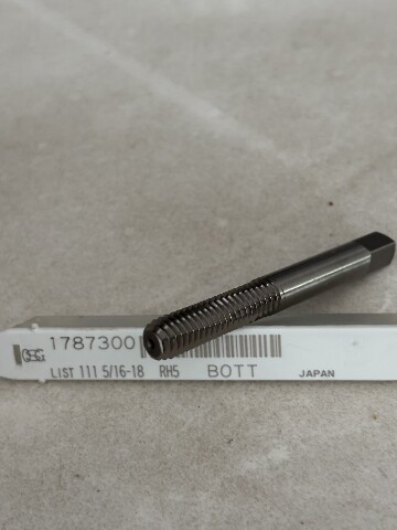 5/16"-18 BH5 THREAD FORMING TAP MADE IN JAPAN!!
